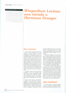 Wingardium Leviosa: una mirada a Hermione Granger