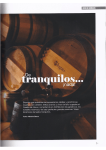 `De vinos tranquilos... ¡nada!`, revista Club de Gourmet