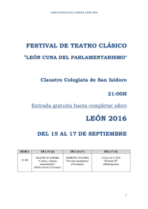 Festival de teatro clásico