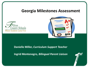 Georgia Milestones Assessment