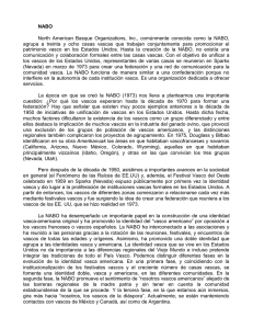 NABO North American Basque Organizations, Inc., comúnmente