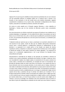 Bando publicado por el virrey Félix María Calleja contra la