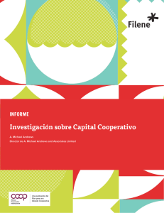 Investigación sobre Capital Cooperativo