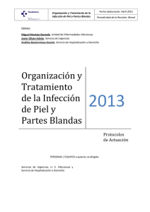 Organización y Tratamiento de la Infección de Piel y Partes Blandas