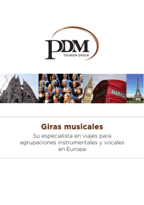 Giras musicales - PDM Tourism Group