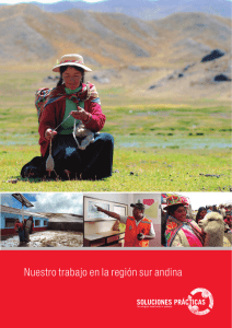 Nuestro trabajo en la región sur andina