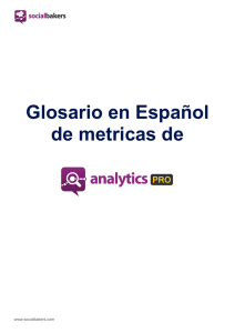 Glosario en Español de metricas de