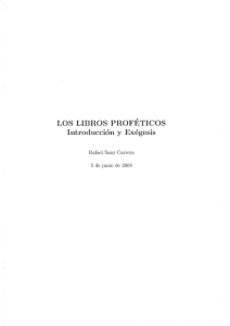 Libros profeticos