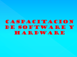 capacitación de software y hardware