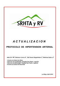 Protocolo de Hipertensión Arterial