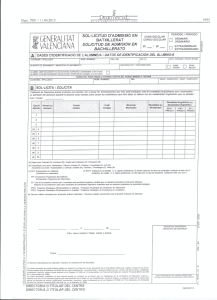 DADES D`IDENTIFICACIÓ DE L`ALUMNEIA l DATOS DE