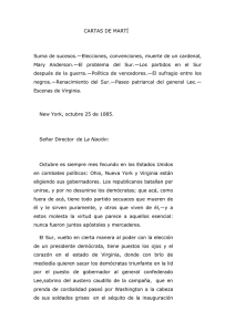 Carta de Martí. La Nación. Buenos Aires