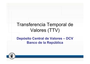 Presentación Transferencia Temporal de Valores TTV