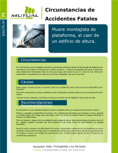 Circunstancias de Accidentes Fatales