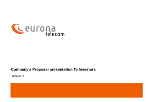 17/06/2013 EURONA WIRELESS TELECOM S.A. Hecho Relevante