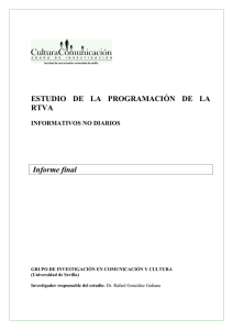 Informativos no diarios RTVA - Consejo Audiovisual de Andalucía