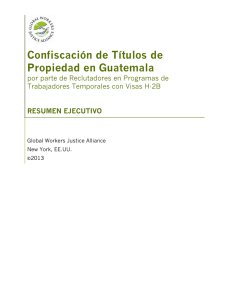 Confiscación de Títulos de Propiedad en Guatemala
