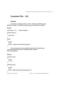 Compilador PIC`s C2C