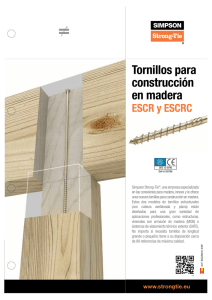 Tornillos para construcción en madera - Simpson Strong-Tie
