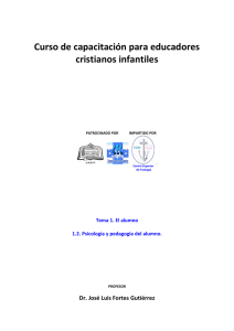2. Psicología del alumno - Iglesia Cristiana Reformada de Canarias