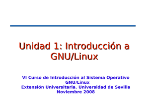Unidad 1: Introducción a GNU/Linux