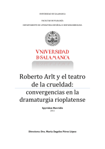 Roberto Arlt y el teatro de la crueldad - Gredos