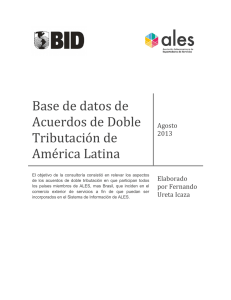 Base de datos de Acuerdos de Doble Tributación de América Latina