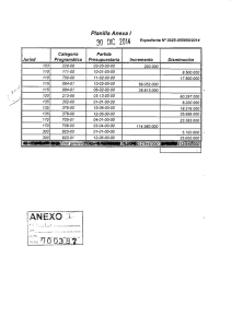 Page 1 Planilla Anexa l 30 Dl@ YUM Expediente N° 0025