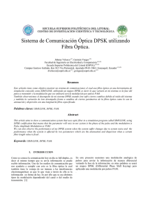 PAPER-SISTEMA DE COMUNICACION OPTICA DPSK
