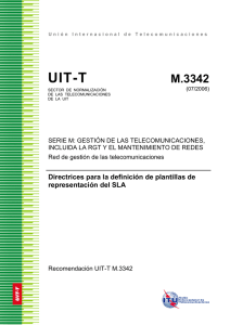 UIT-T Rec. M.3342 (07/2006) Directrices para la definición de