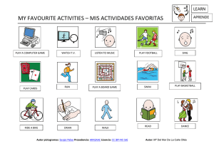 my favourite activities – mis actividades favoritas