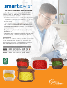 Una solución verde para el pesado de muestras