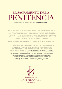 PENITENCIA - Parroquia San Nicolas Valencia