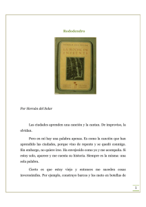 Rododendro - Letras de Chile