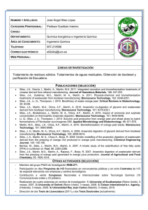 Tratamiento de residuos sólidos. Tratamientos de aguas residuales