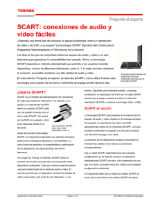 SCART: conexiones de audio y vídeo fáciles