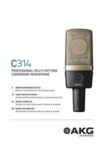 PROFESSIONAL MULTI-PATTERN CONDENSER MICROPHONE