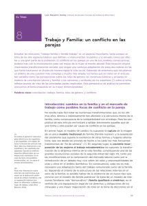 8. Trabajo y Familia: un conflicto en las parejas. Luis
