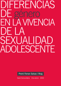 Premi Ferran Salsas i Roig - Centre Jove d`Anticoncepció i Sexualitat
