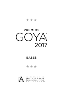 bases - Premios Goya