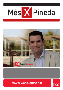 Xavier Amor, candidat socialista a les Eleccions Municipals del 2011