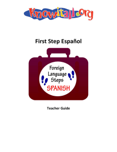 First Step Español