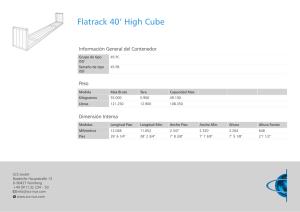 Flatrack 40` High Cube
