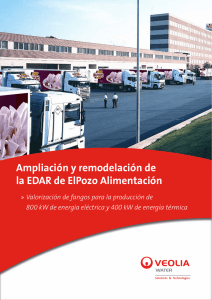 Ampliación y remodelación de la EDAR de ElPozo Alimentación