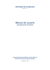 Manual - Quipucamayoc - Universidad Nacional Mayor de San Marcos