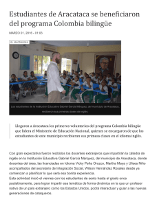 Estudiantes de Aracataca se beneficiaron del programa Colombia