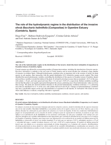 The role of the hydrodynamic regime in the distribution of