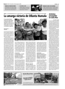 La amarga victoria de Ollanta Humala