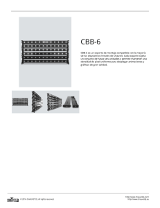 CBB-6 es un soporte de montaje compatible con la