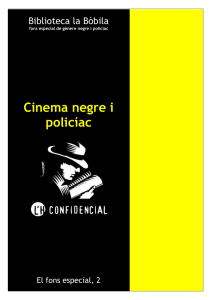 Cinema negre i policíac - Ajuntament de L`Hospitalet